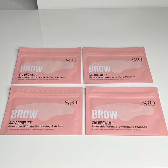 SiO Beauty BrowLift Reusable Wrinkle-Smoothing Patches Lot of 4 - New Sealed